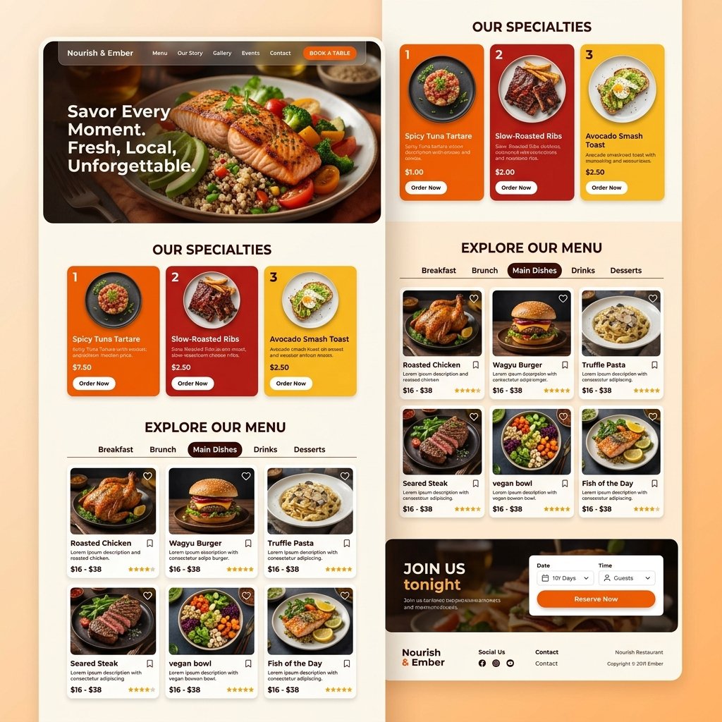 Website Restoran Rasa Nusa — restoran